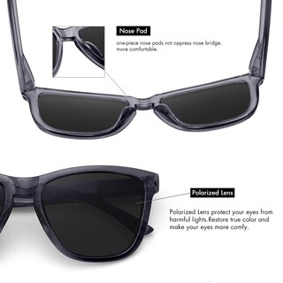 Foto 5 | Gafas De Sol Meetsun Classic Retro Designer Polarizadas 54 Mm - Venta Internacional.