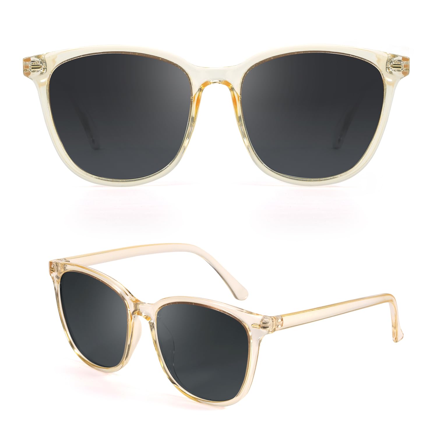 Foto 4 pulgar | Gafas De Sol Myiaur Polarizadas Cuadradas Con Espejo Para Mujer - Venta Internacional.