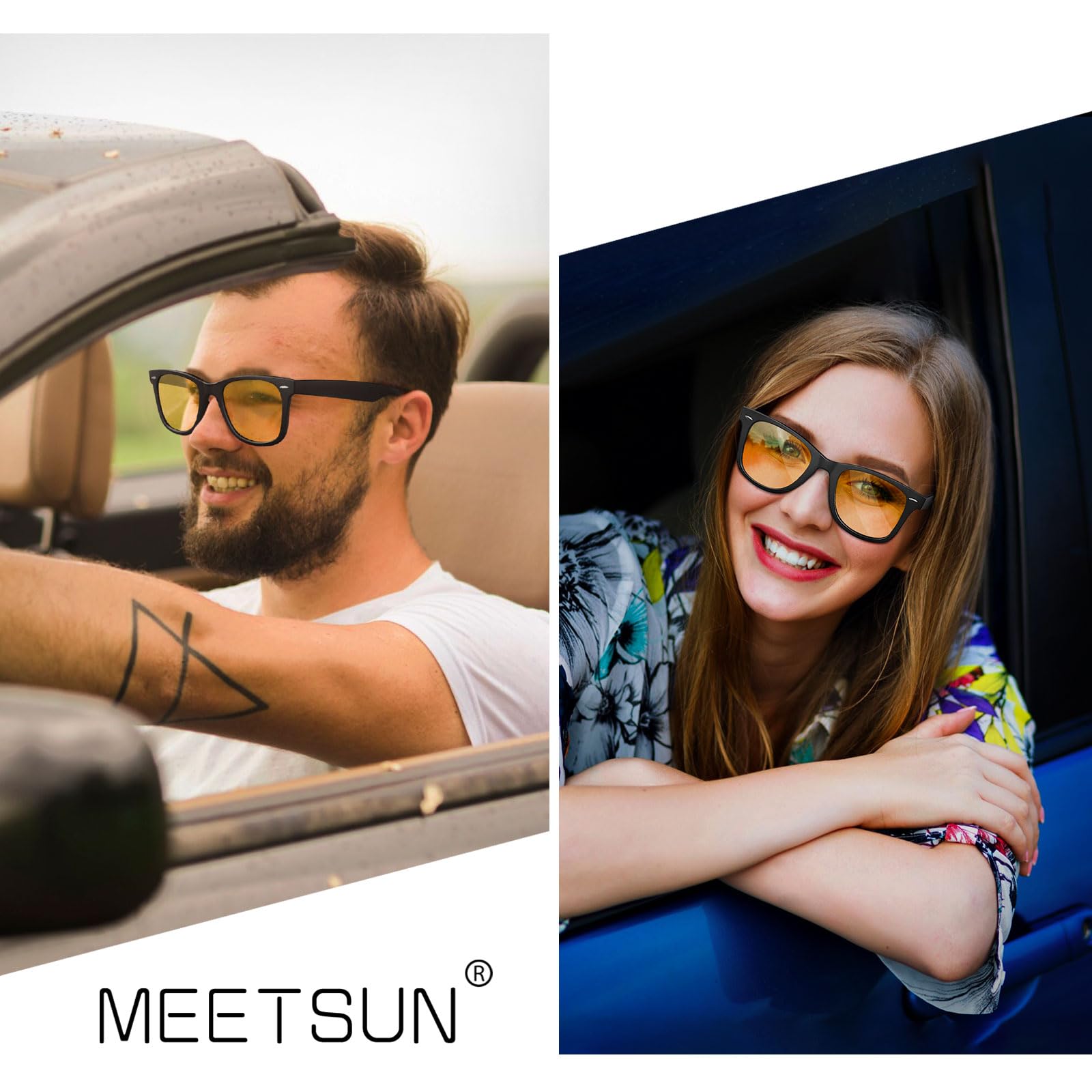 Foto 3 pulgar | Gafas De Sol Meetsun Classic Retro Square Polarizadas Uv400 - Venta Internacional.
