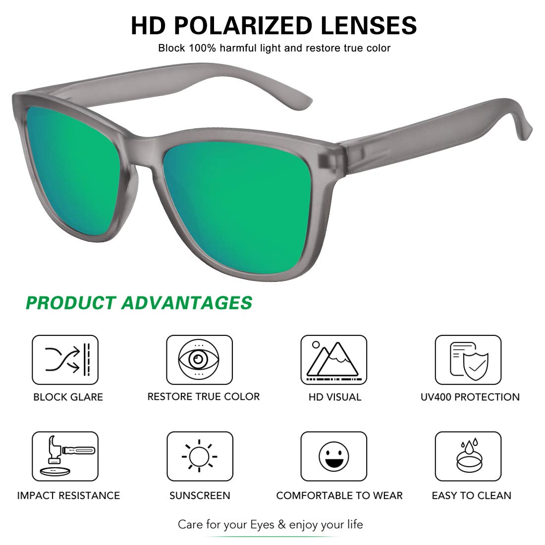 Foto 4 pulgar | Gafas De Sol Meetsun Classic Retro Designer Polarizadas 99% Uv - Venta Internacional.