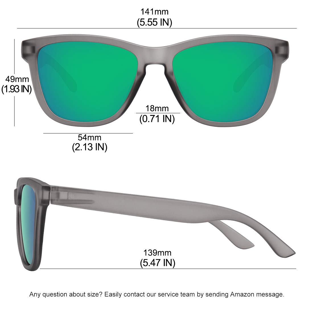 Foto 5 pulgar | Gafas De Sol Meetsun Classic Retro Designer Polarizadas 99% Uv - Venta Internacional.