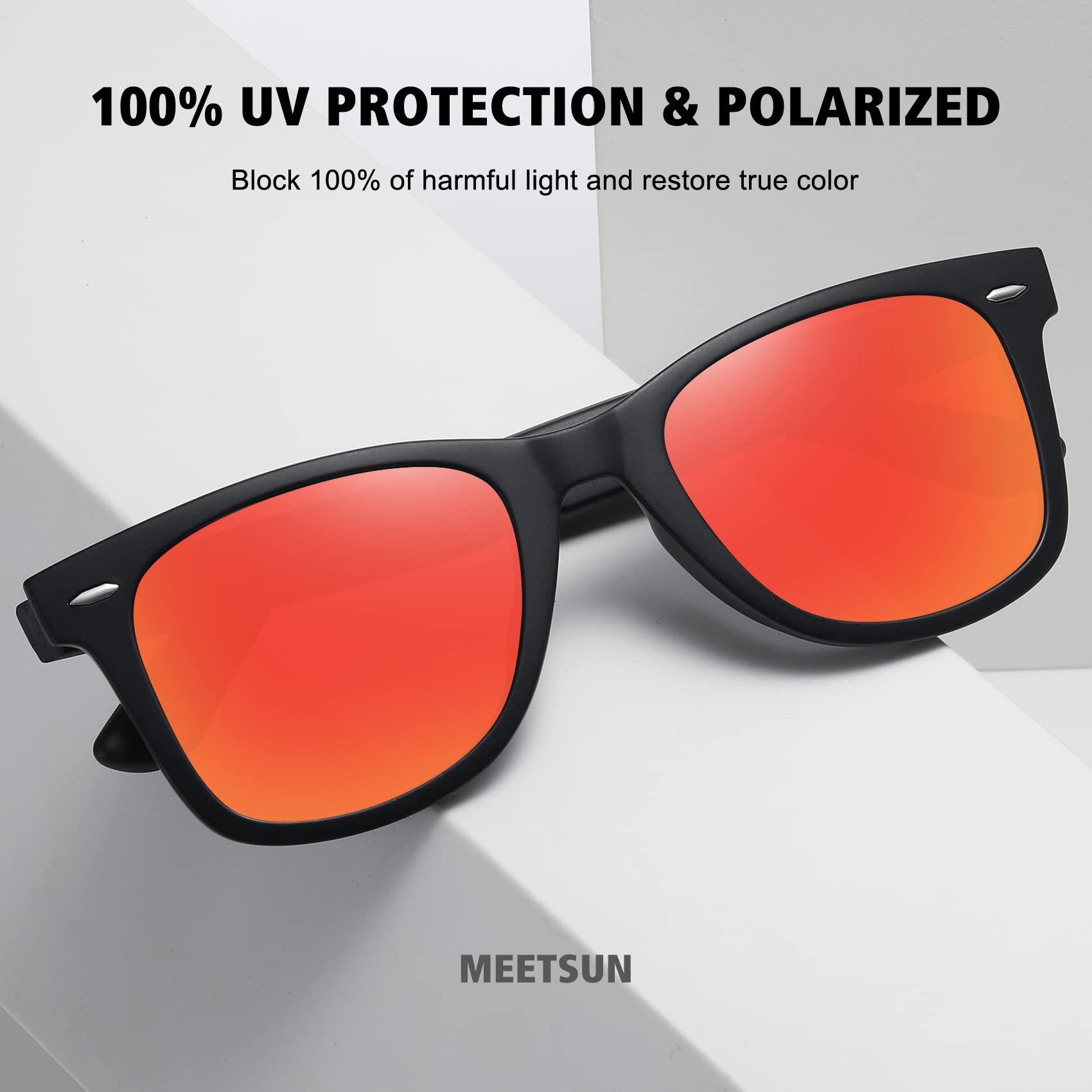 Foto 5 | Gafas De Sol Meetsun  Retro  Polarizadas  100% Protección Uv (paquete De 3) - Venta Internacional.