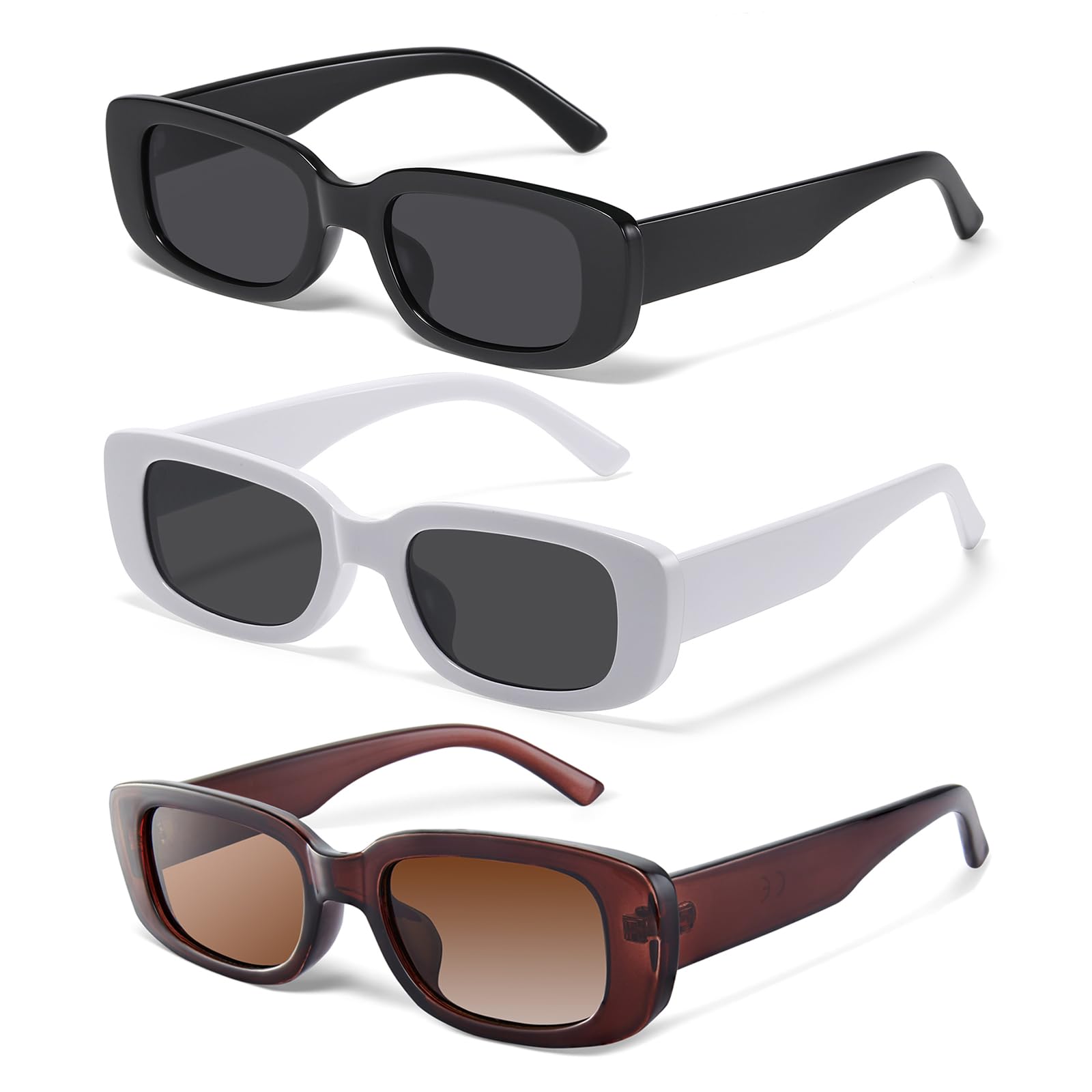 Foto 2 pulgar | Gafas De Sol Jaspin Rectangle Y2k Retro 90s Uv400 Para Mujeres Y Hombres - Venta Internacional.