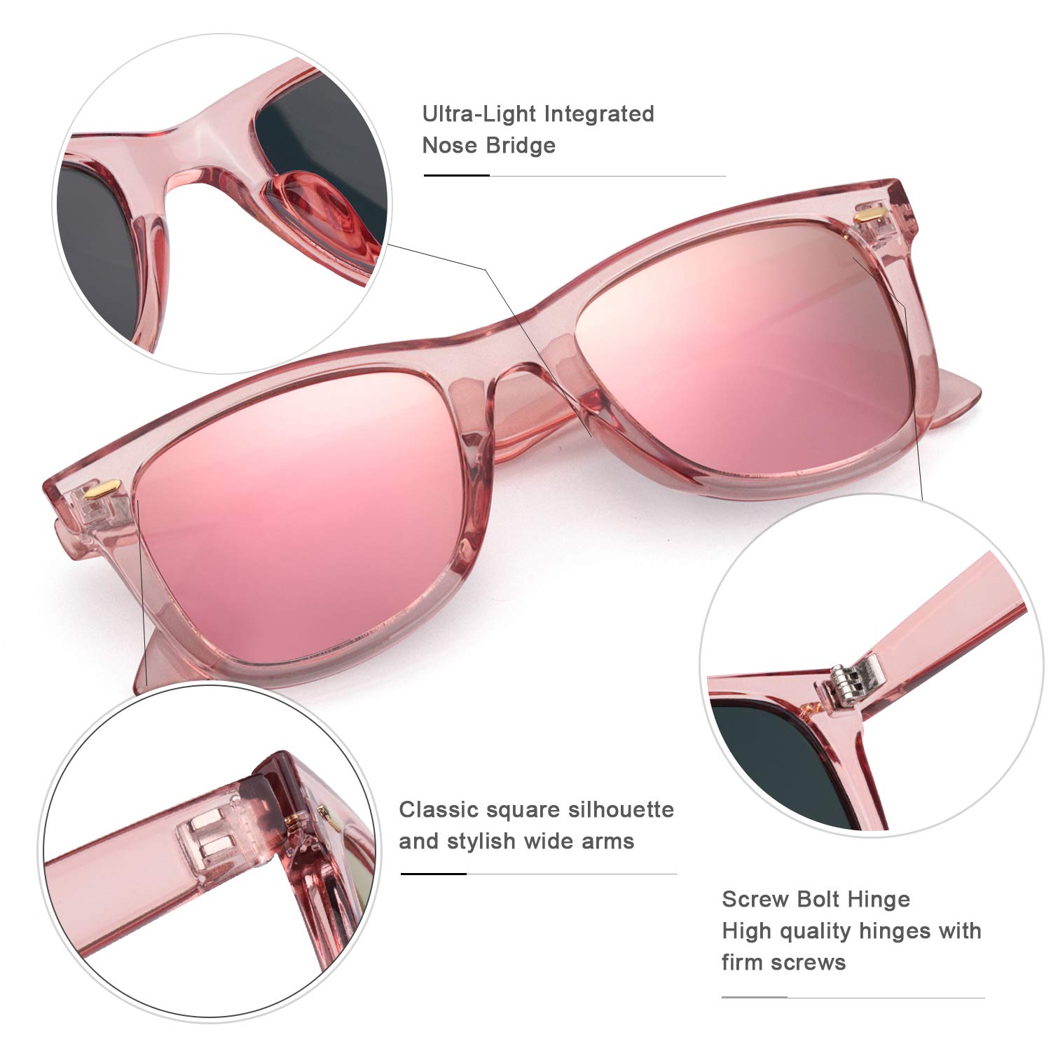Foto 3 | Gafas De Sol Myiaur Classic Para Mujer Polarizadas Con Protección Uv400 - Venta Internacional.