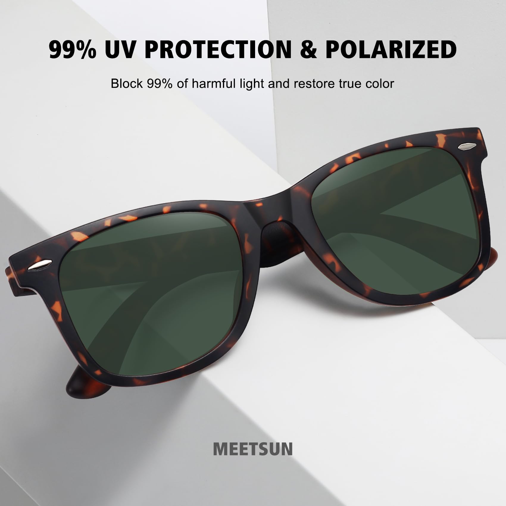 Foto 6 pulgar | Gafas De Sol Meetsun  Retro  Polarizadas  100% Protección Uv (paquete De 3) - Venta Internacional.