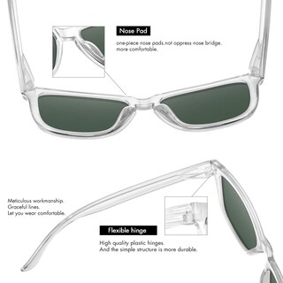 Foto 5 | Gafas De Sol Meetsun Classic Retro Designer Polarizadas 99% Uv - Venta Internacional.
