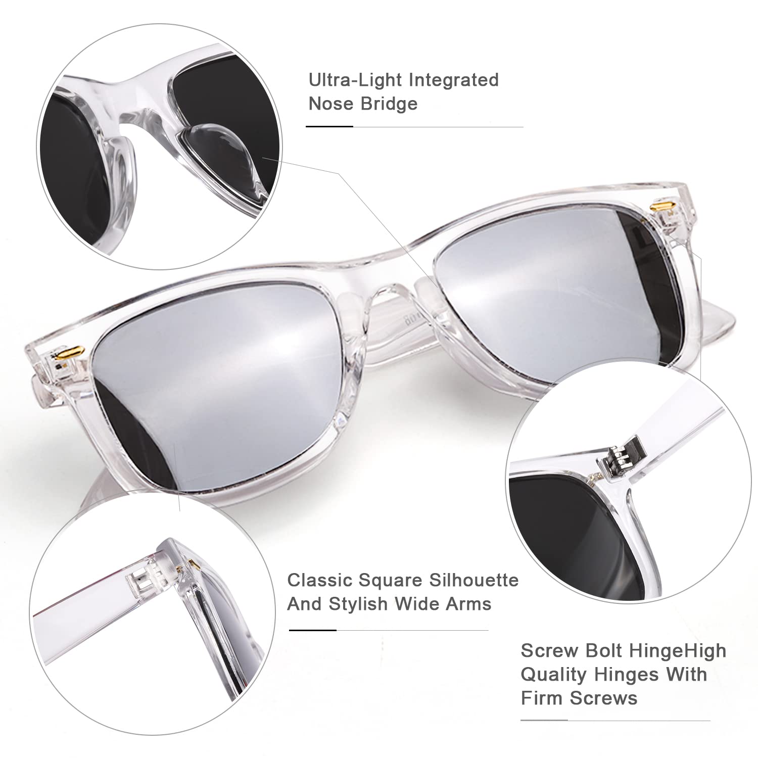 Foto 5 pulgar | Gafas De Sol Myiaur Classic Para Mujer Polarizadas Con Protección Uv400 - Venta Internacional.
