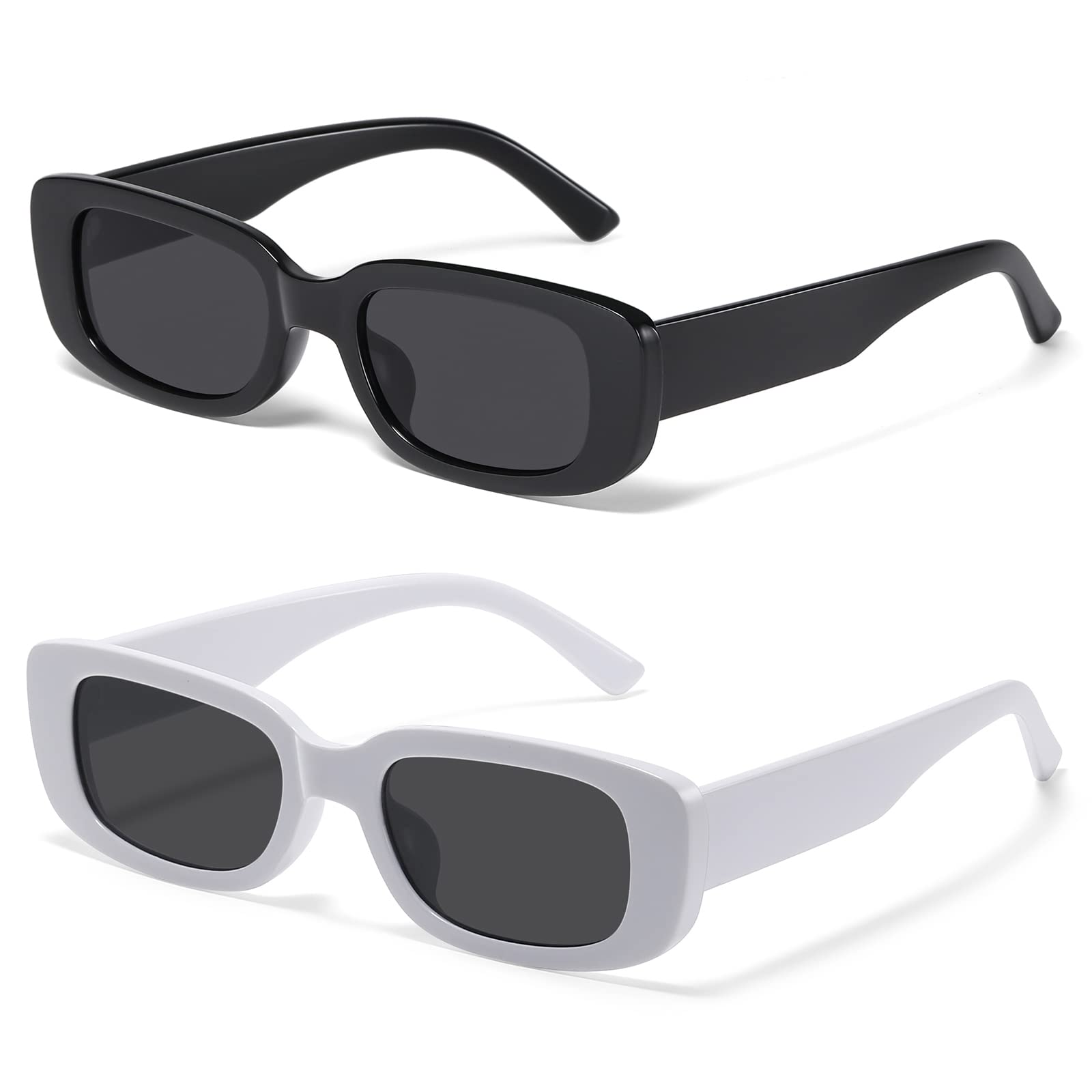 Foto 2 pulgar | Gafas De Sol Jaspin Y2k Rectangulares Uv400 Para Mujeres Y Hombres - Venta Internacional.