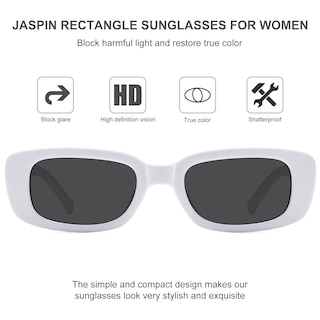 Foto 5 | Gafas De Sol Jaspin Y2k Rectangulares Uv400 Para Mujeres Y Hombres - Venta Internacional.
