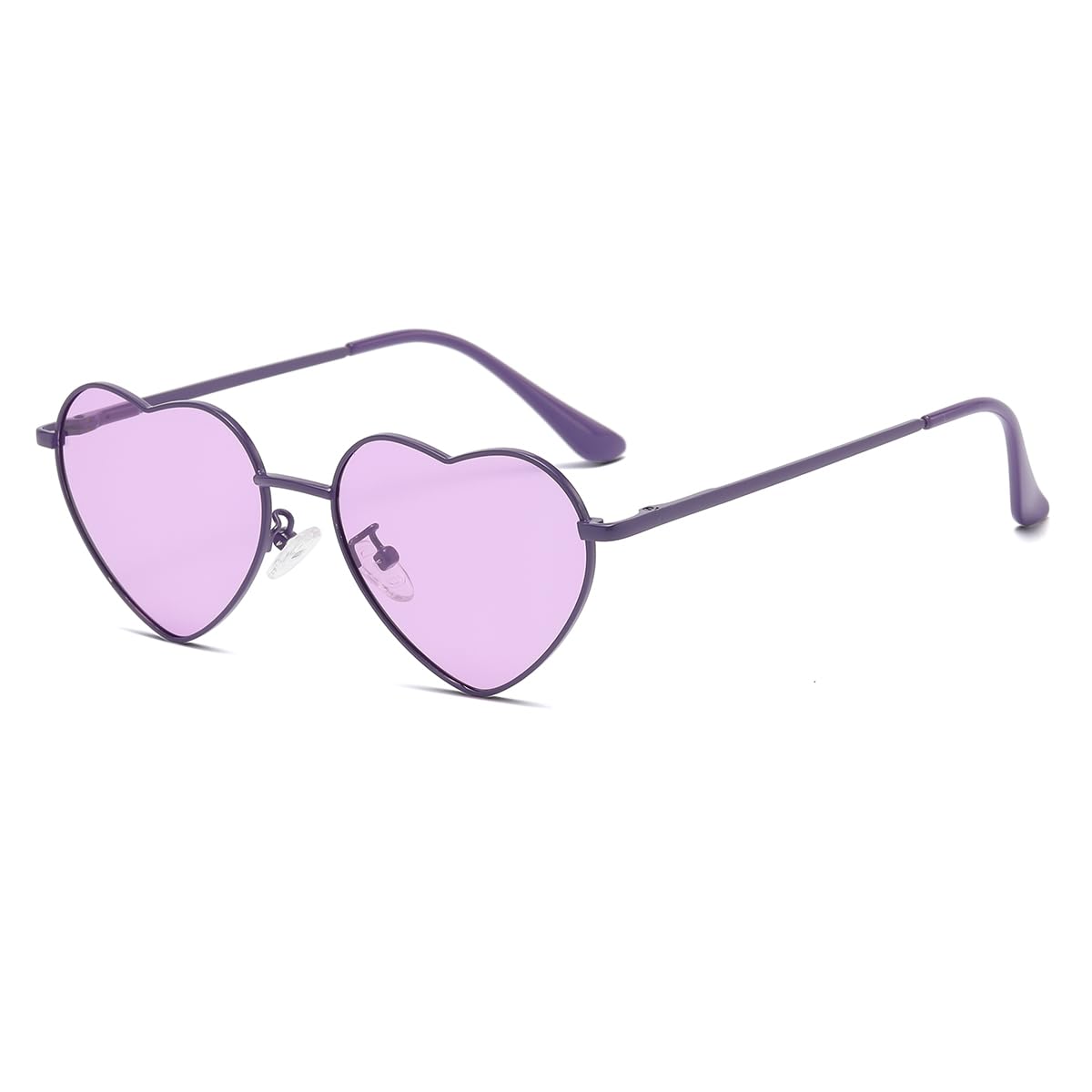 Foto 2 pulgar | Gafas De Sol Jovakit Polarized Heart Para Mujer Uv400 Purple - Venta Internacional.