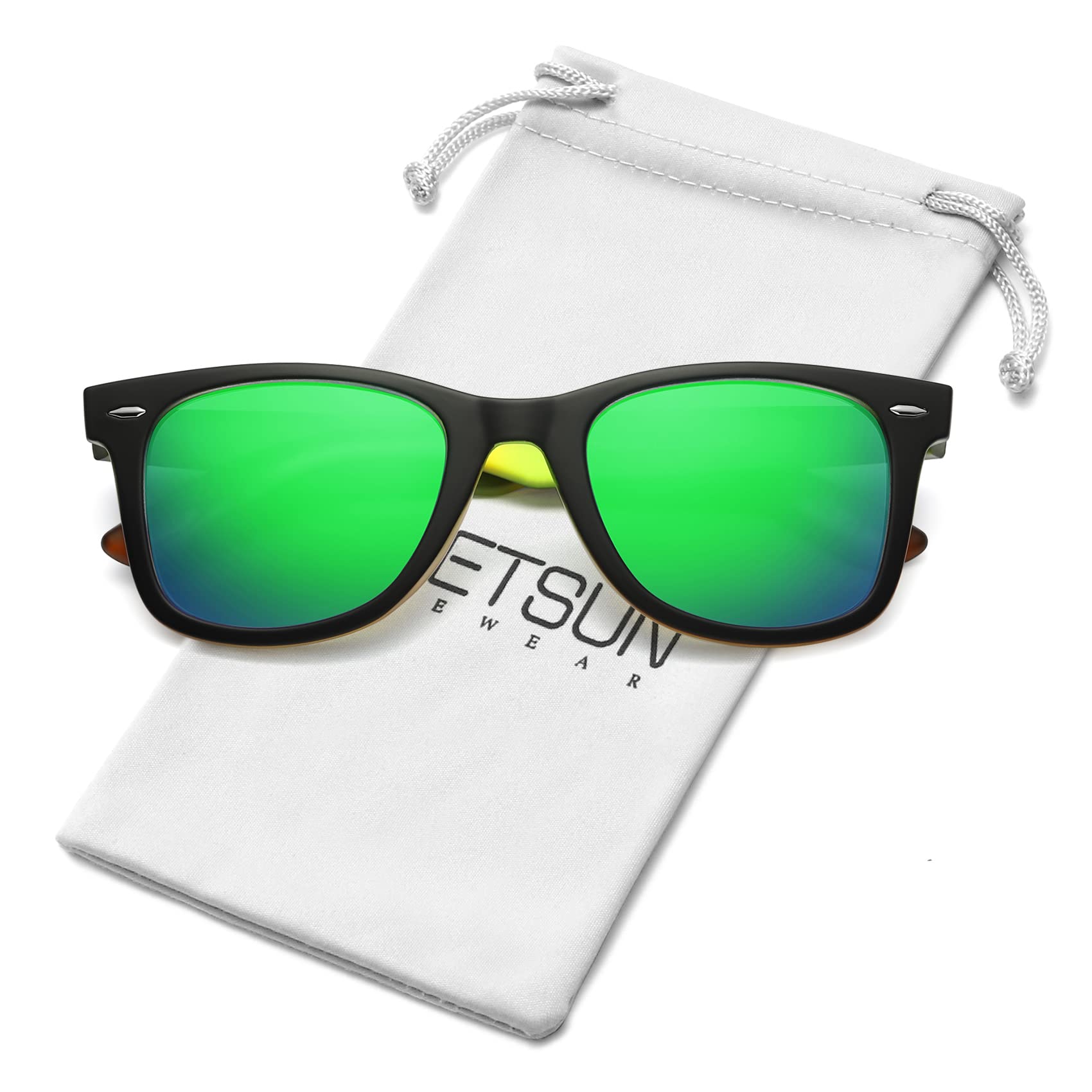 Foto 2 pulgar | Gafas De Sol Meetsun Classic Retro Square Polarizadas Uv400 - Venta Internacional.