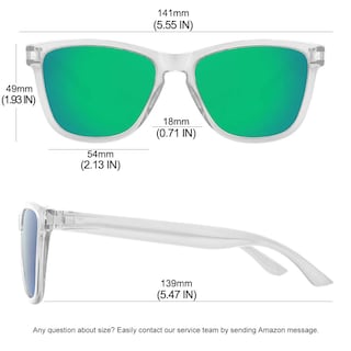 Foto 4 | Gafas De Sol Meetsun Classic Retro Designer Uv400 54mm - Venta Internacional.