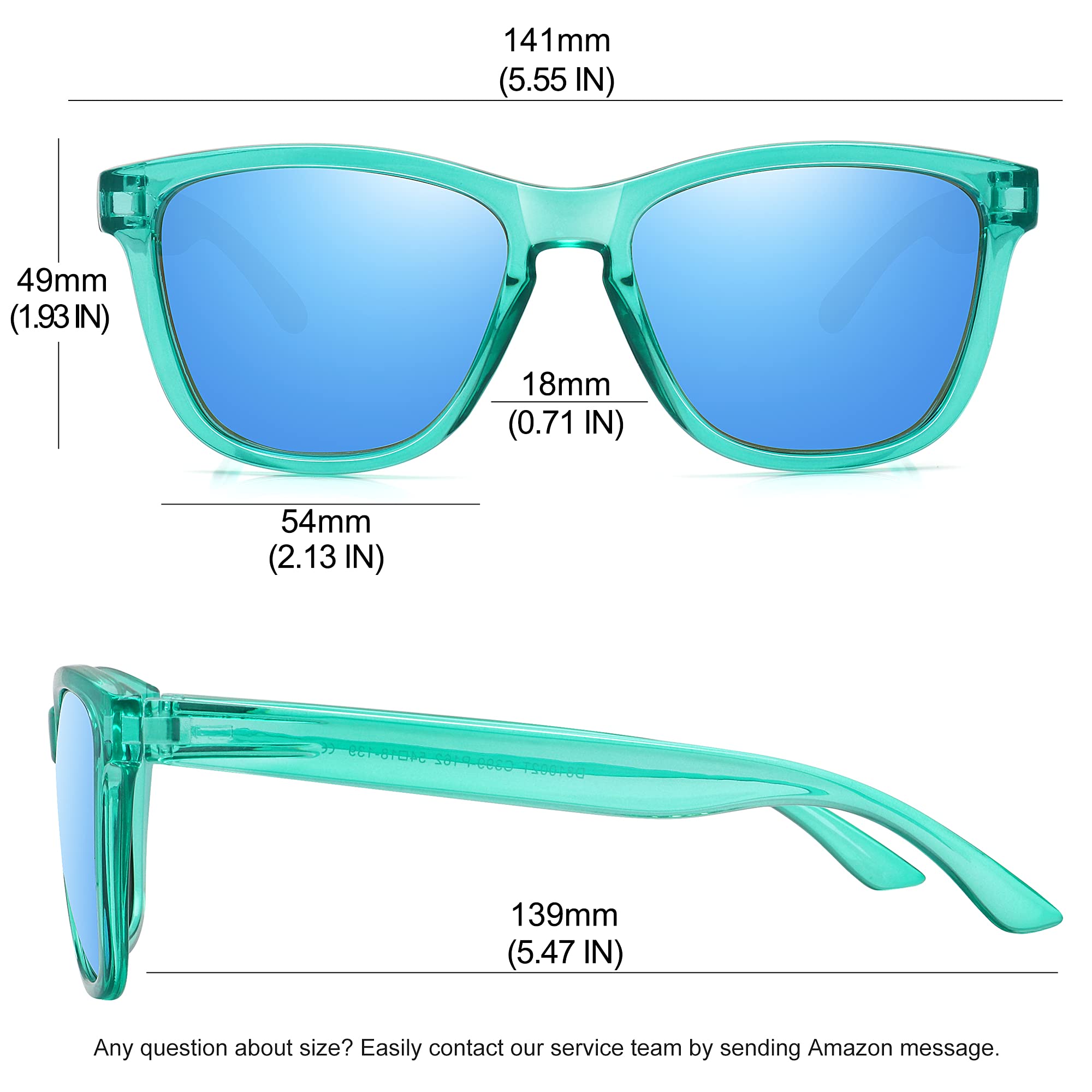 Foto 5 pulgar | Gafas De Sol Meetsun Classic Retro Designer Polarizadas 99% Uv - Venta Internacional.