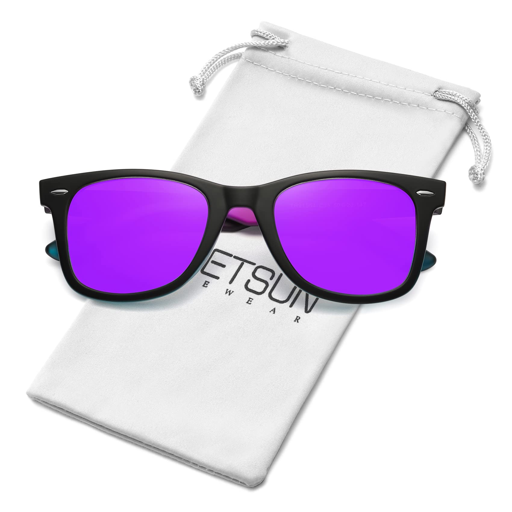 Foto 1 | Gafas De Sol Meetsun Classic Retro Square Polarizadas Uv400 - Venta Internacional.
