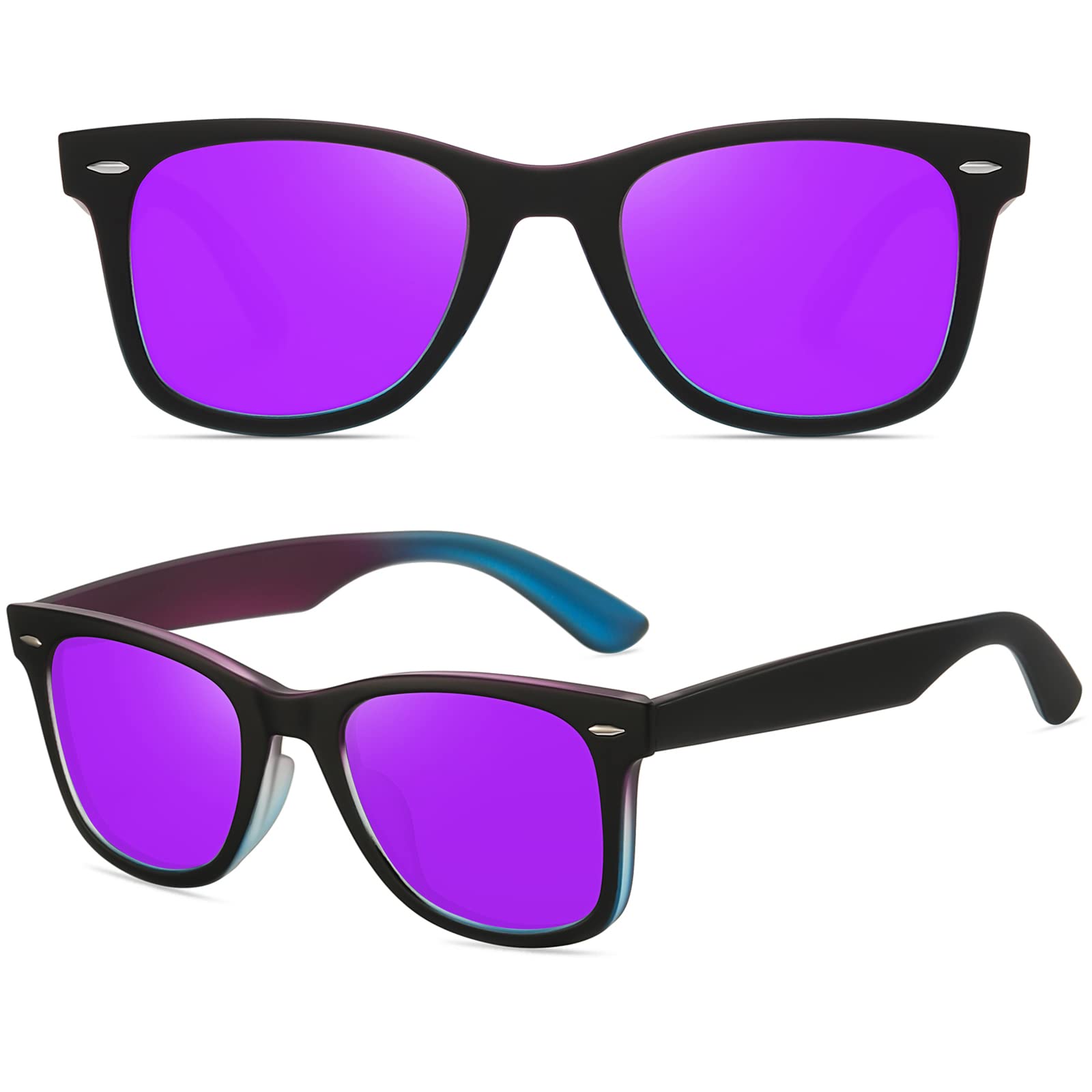 Foto 2 | Gafas De Sol Meetsun Classic Retro Square Polarizadas Uv400 - Venta Internacional.