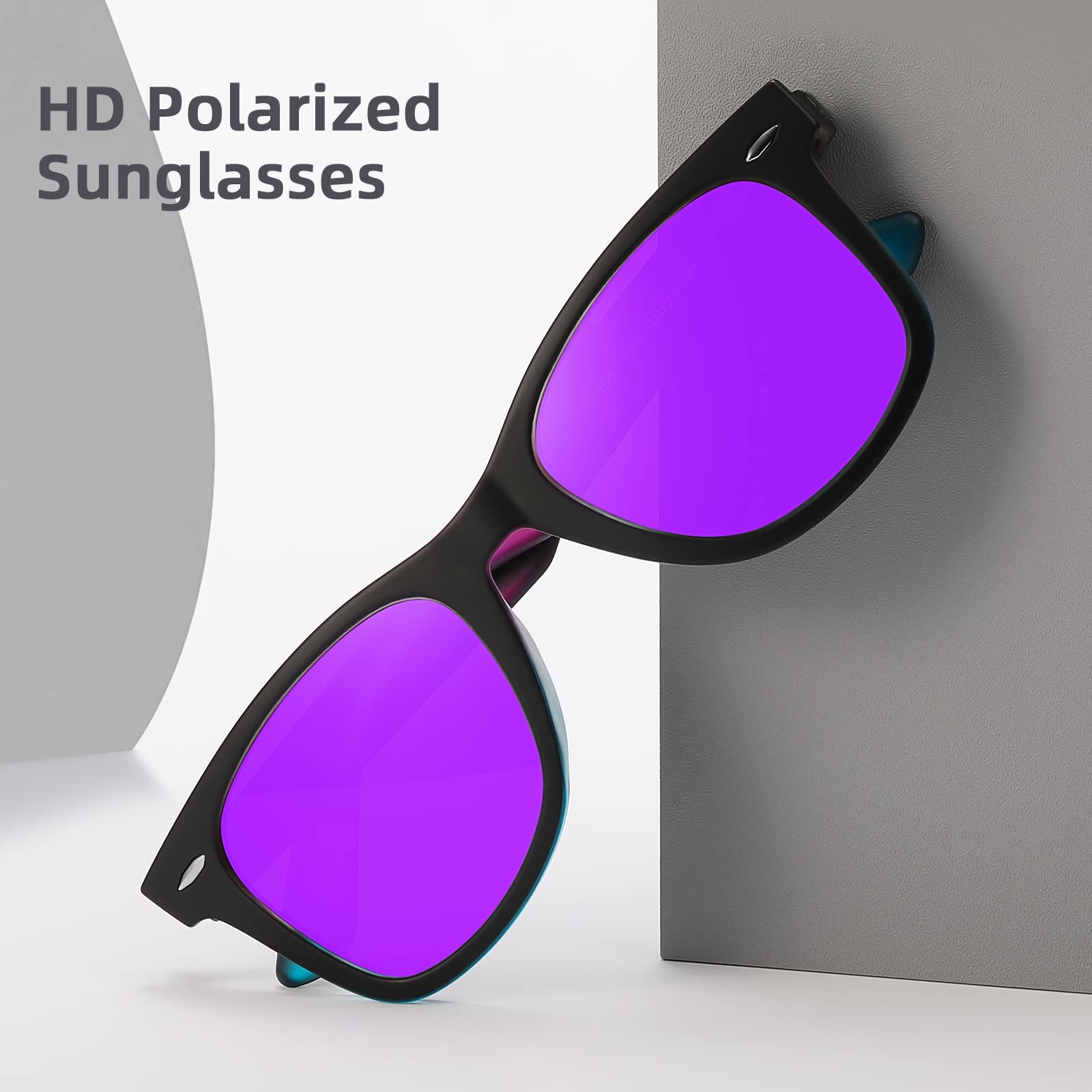 Foto 3 | Gafas De Sol Meetsun Classic Retro Square Polarizadas Uv400 - Venta Internacional.