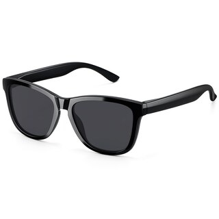 Foto 1 | Gafas De Sol Meetsun Classic Retro Designer Polarizadas Negras - Venta Internacional.