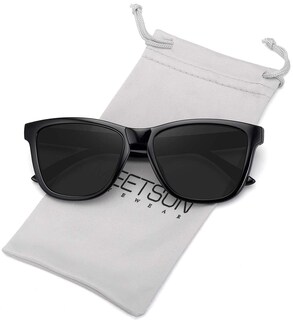Foto 6 | Gafas De Sol Meetsun Classic Retro Designer Polarizadas Negras - Venta Internacional.