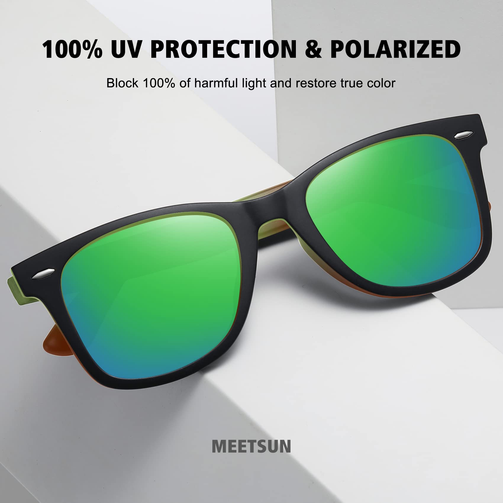 Foto 6 pulgar | Gafas De Sol Meetsun Retro Polarizadas Uv400  Paquete De 3 Para Mujeres Y Hombres - Venta Internacional.