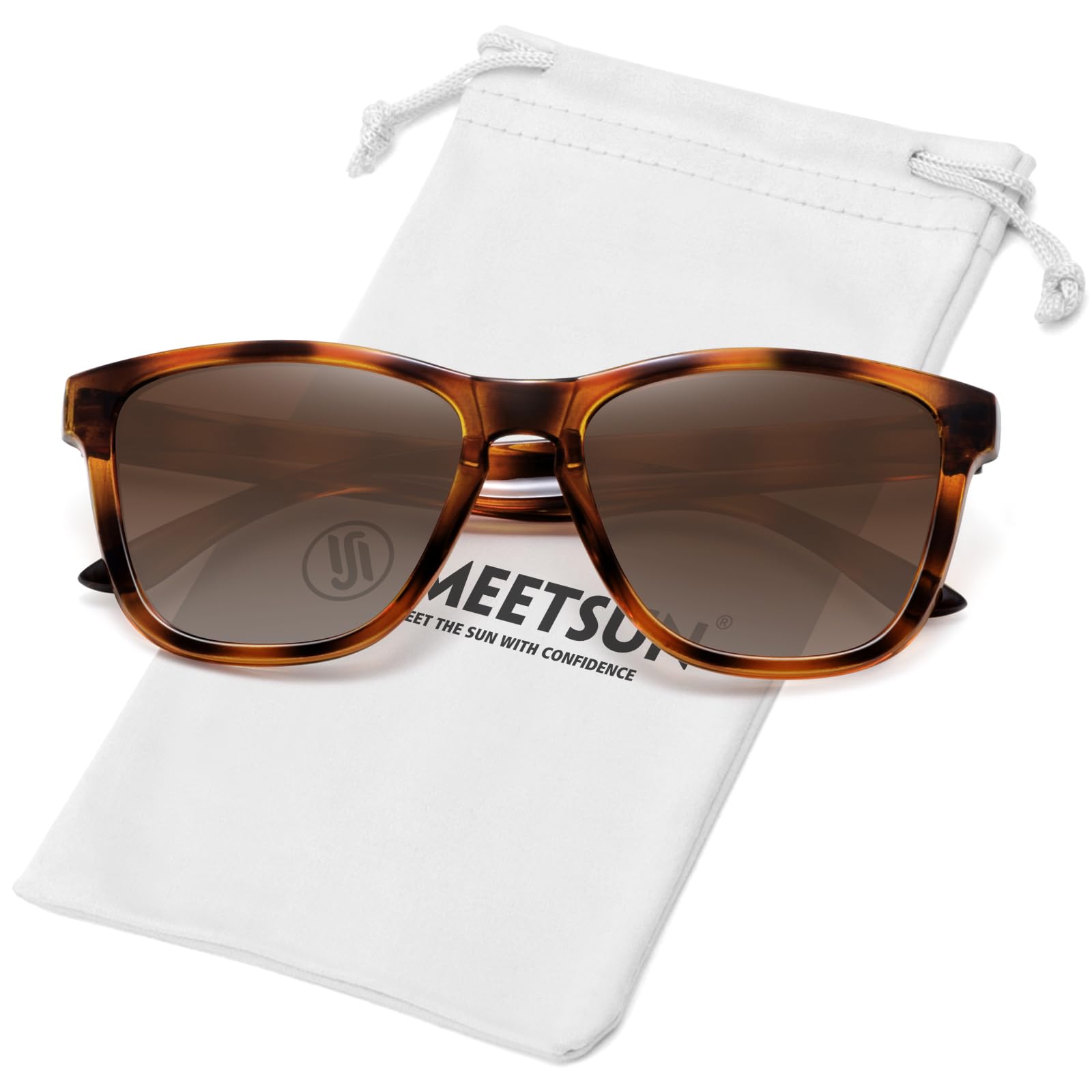 Foto 2 pulgar | Gafas De Sol Meetsun Polarized Trendy Classic Retro Brown - Venta Internacional.