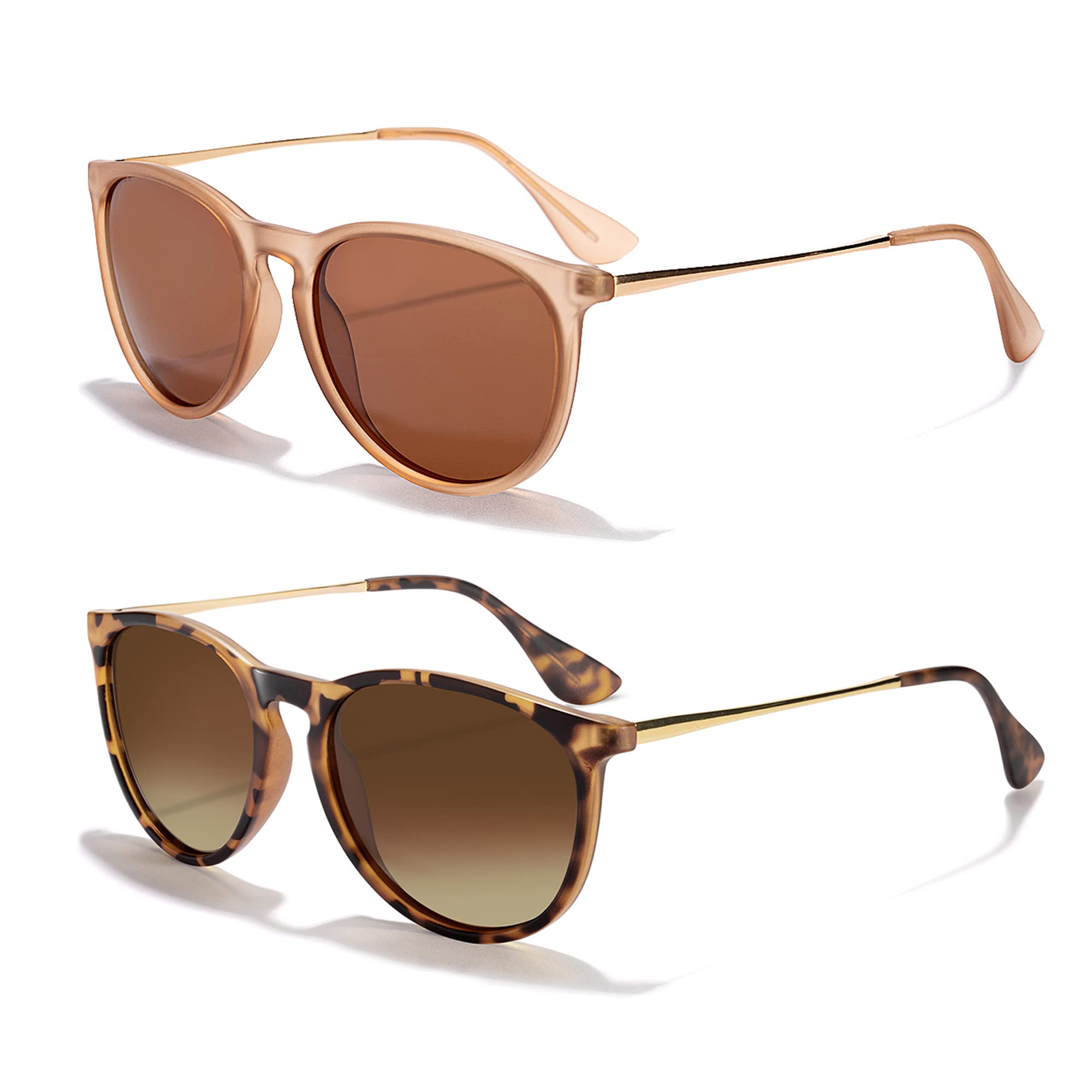 Foto 1 | Gafas De Sol Chbp Polarizadas Con Protección Uv400  Lente Redonda Retro - Venta Internacional.