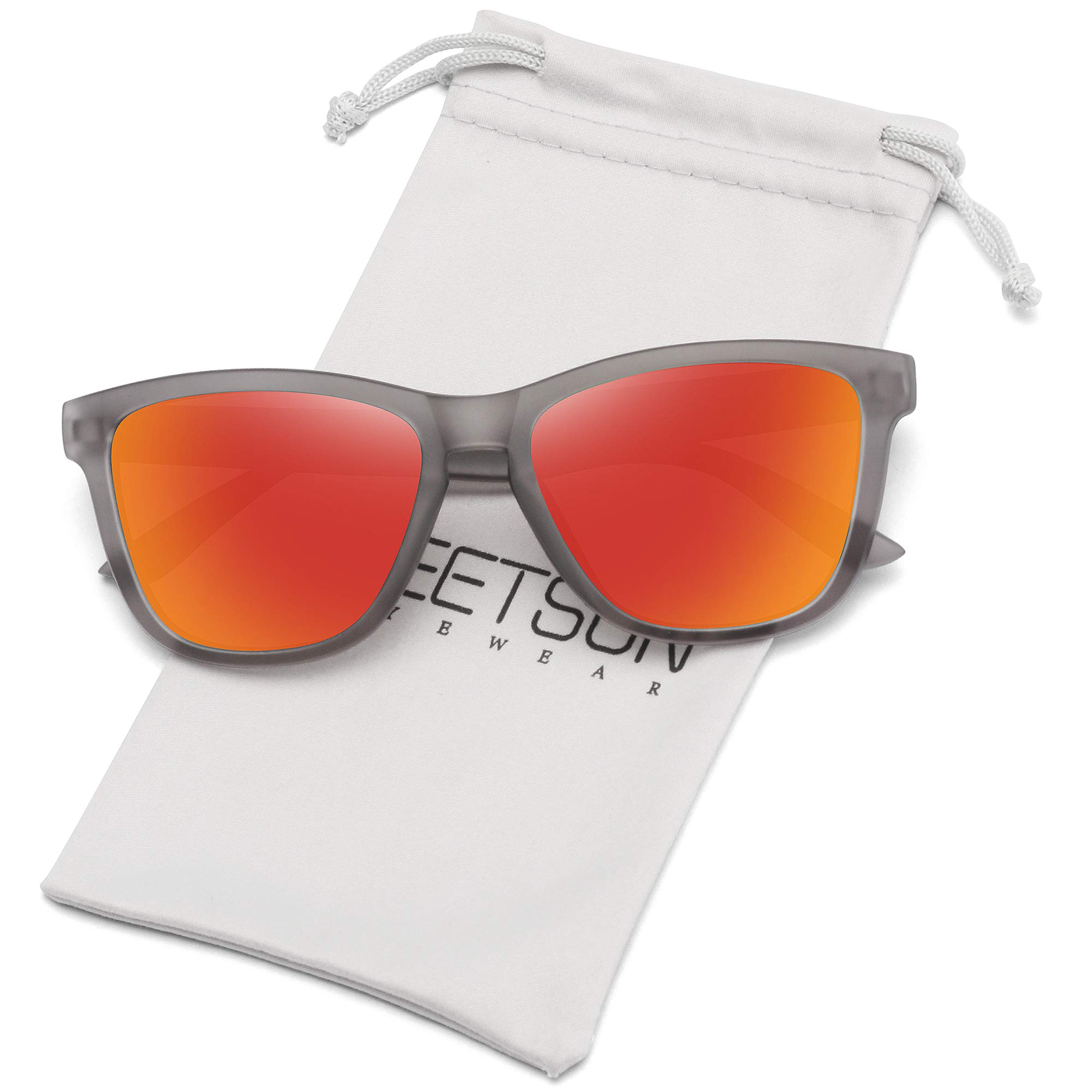 Foto 1 | Gafas De Sol Meetsun Polarized Uv400 Protection Gris/naranja - Venta Internacional.