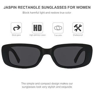 Foto 4 | Gafas De Sol Jaspin Y2k Rectangulares Uv400 Para Mujeres Y Hombres - Venta Internacional.