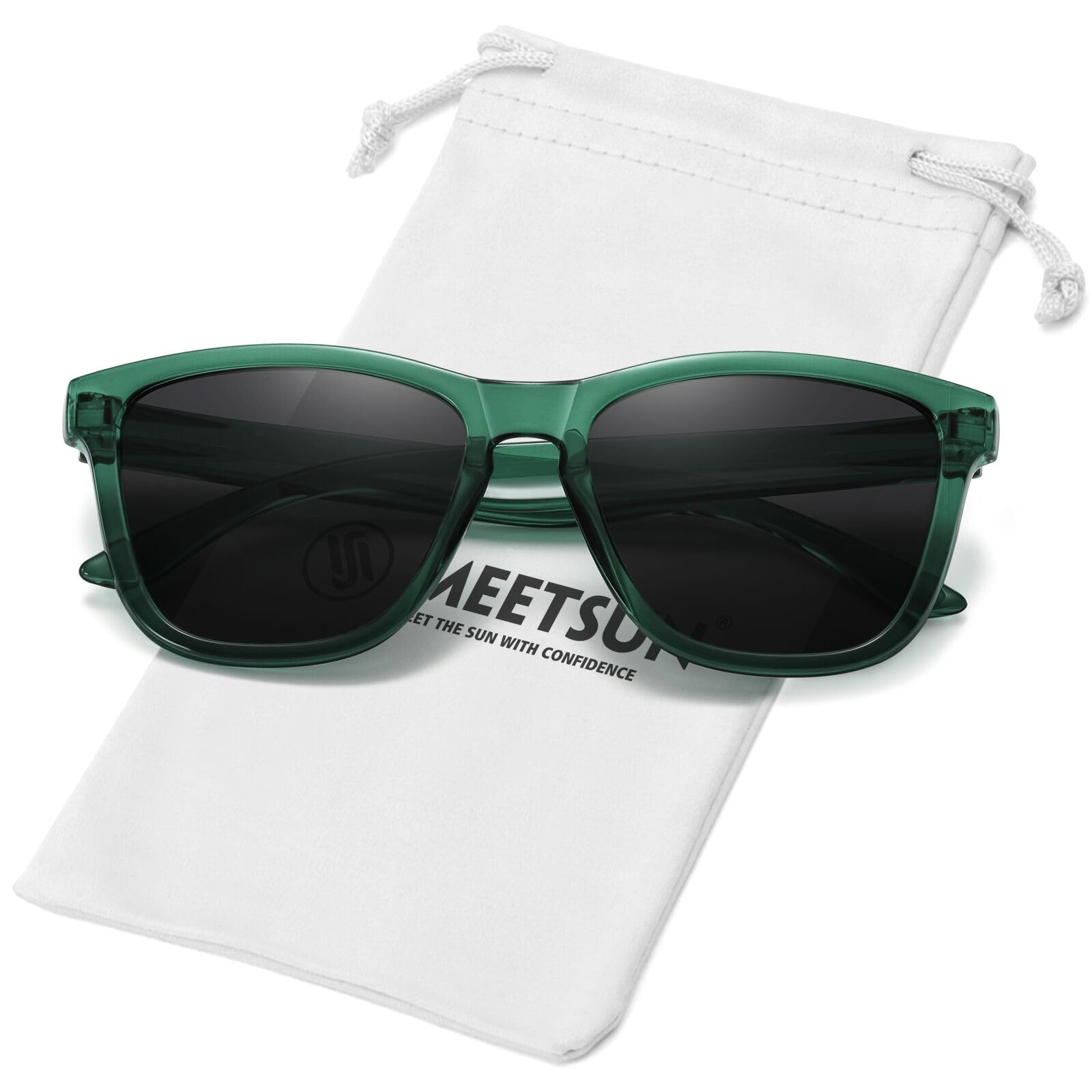 Foto 2 pulgar | Gafas De Sol Meetsun Polarized Trendy Classic Verde/gris - Venta Internacional.