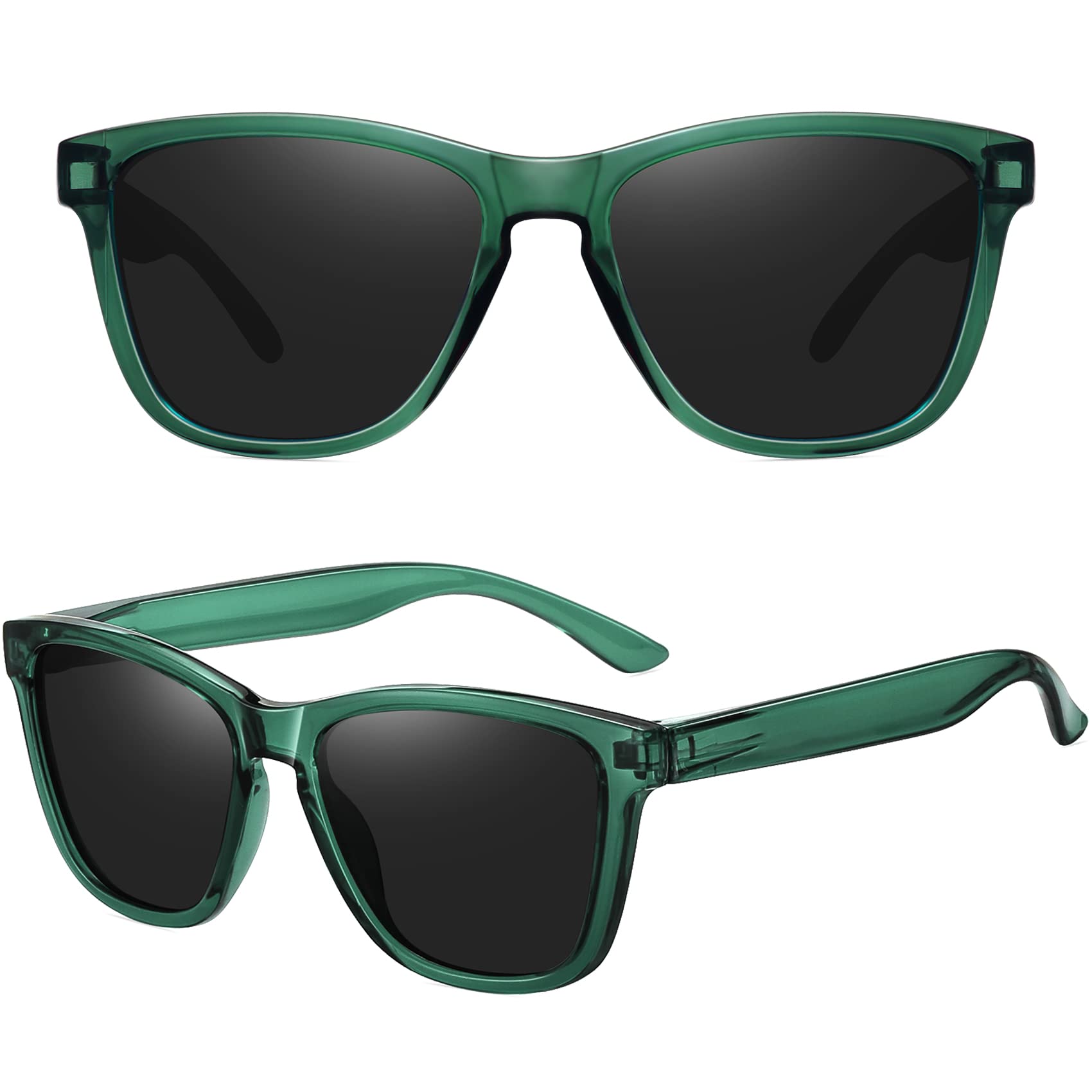Foto 4 pulgar | Gafas De Sol Meetsun Polarized Trendy Classic Verde/gris - Venta Internacional.
