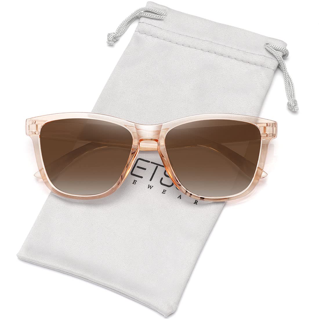 Foto 2 pulgar | Gafas De Sol Meetsun Polarizadas De Estilo Retro Clásico Con Lentes Marrones - Venta Internacional.