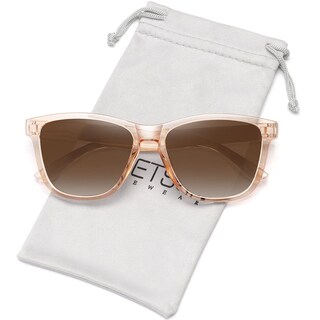 Foto 1 | Gafas De Sol Meetsun Polarizadas De Estilo Retro Clásico Con Lentes Marrones - Venta Internacional.