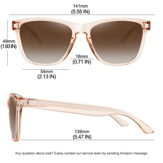 Foto 4 | Gafas De Sol Meetsun Polarizadas De Estilo Retro Clásico Con Lentes Marrones - Venta Internacional.