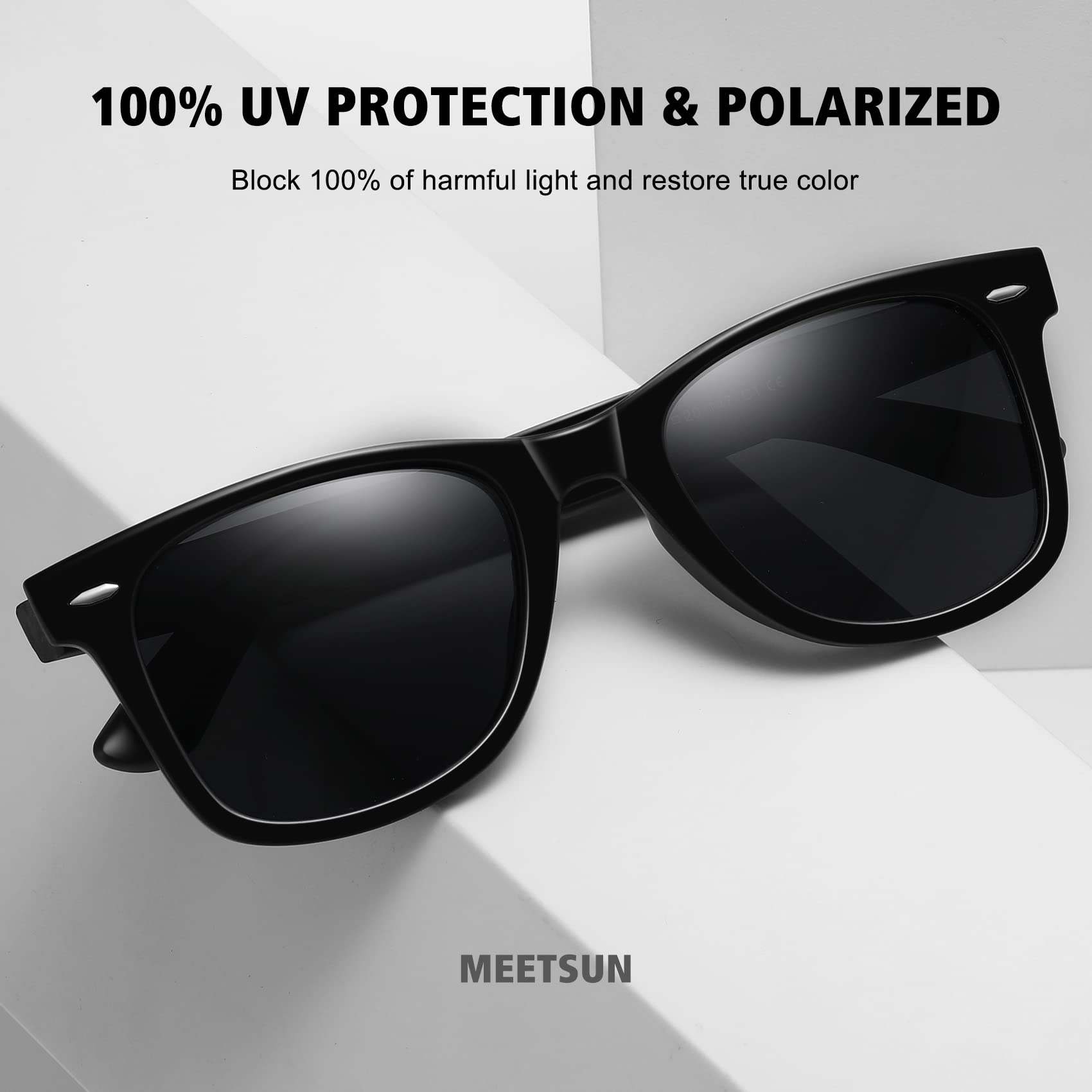 Foto 4 pulgar | Gafas De Sol Meetsun  Retro  Polarizadas  100% Protección Uv (paquete De 3) - Venta Internacional.