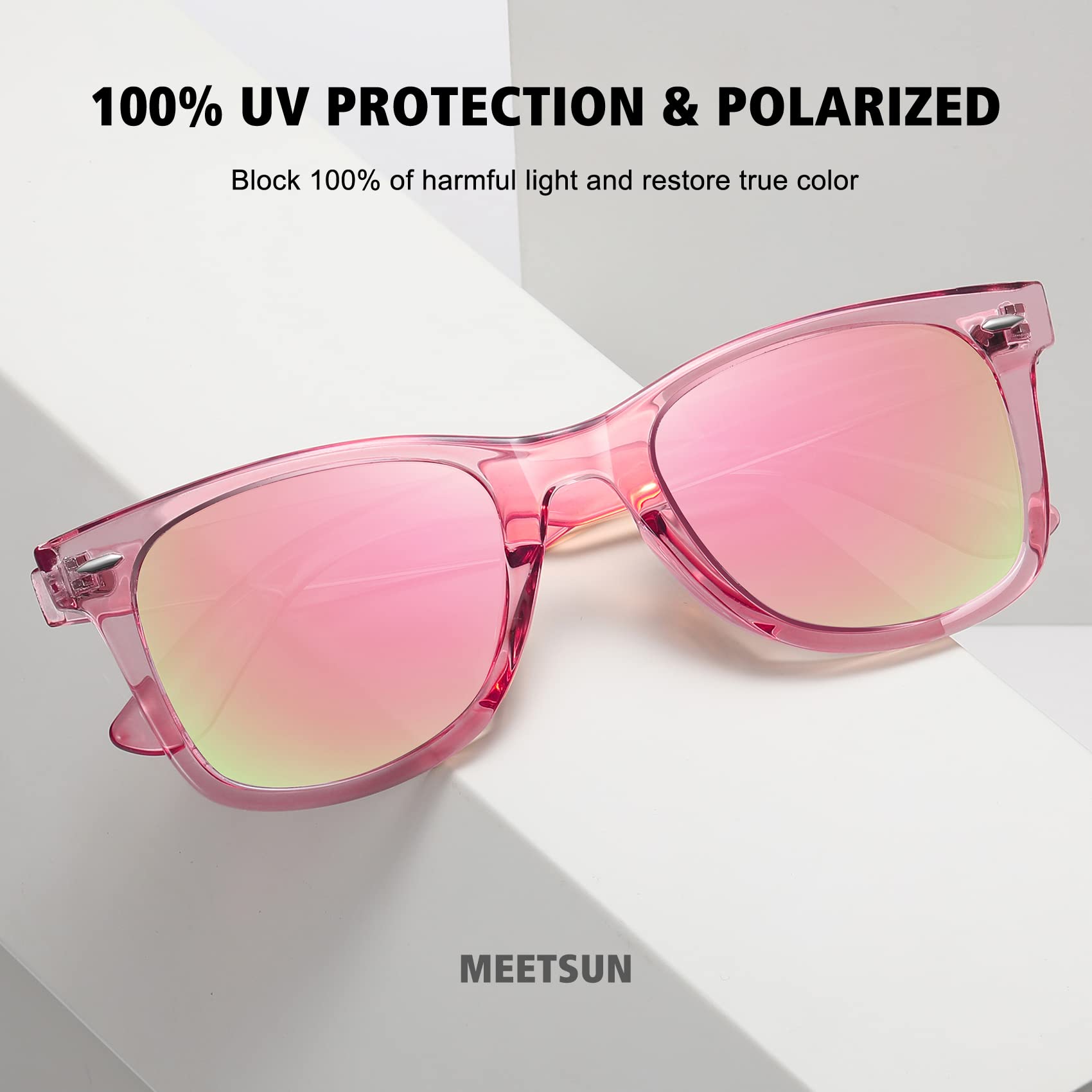 Foto 5 pulgar | Gafas De Sol Meetsun  Retro  Polarizadas  100% Protección Uv (paquete De 3) - Venta Internacional.