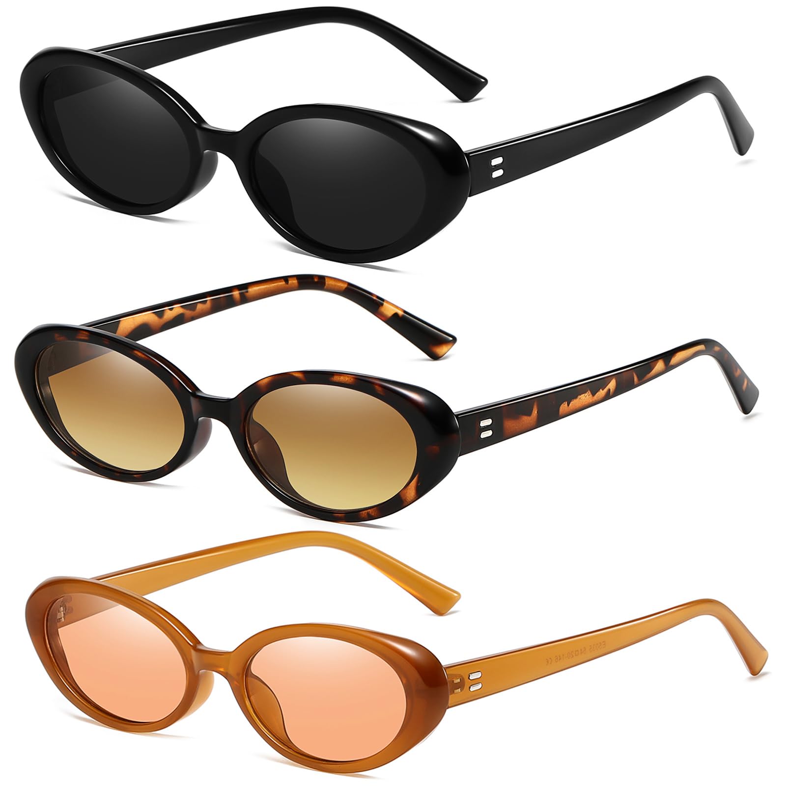 Foto 2 pulgar | Gafas De Sol Breaksun Retro Oval 90s Vintage Uv400 Para Mujeres Y Hombres - Venta Internacional.