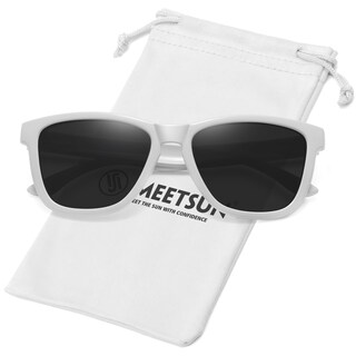 Foto 1 | Gafas De Sol Meetsun Polarizadas Para Mujer Y Hombre Marco Blanco/gris - Venta Internacional.
