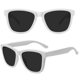 Foto 3 | Gafas De Sol Meetsun Polarizadas Para Mujer Y Hombre Marco Blanco/gris - Venta Internacional.