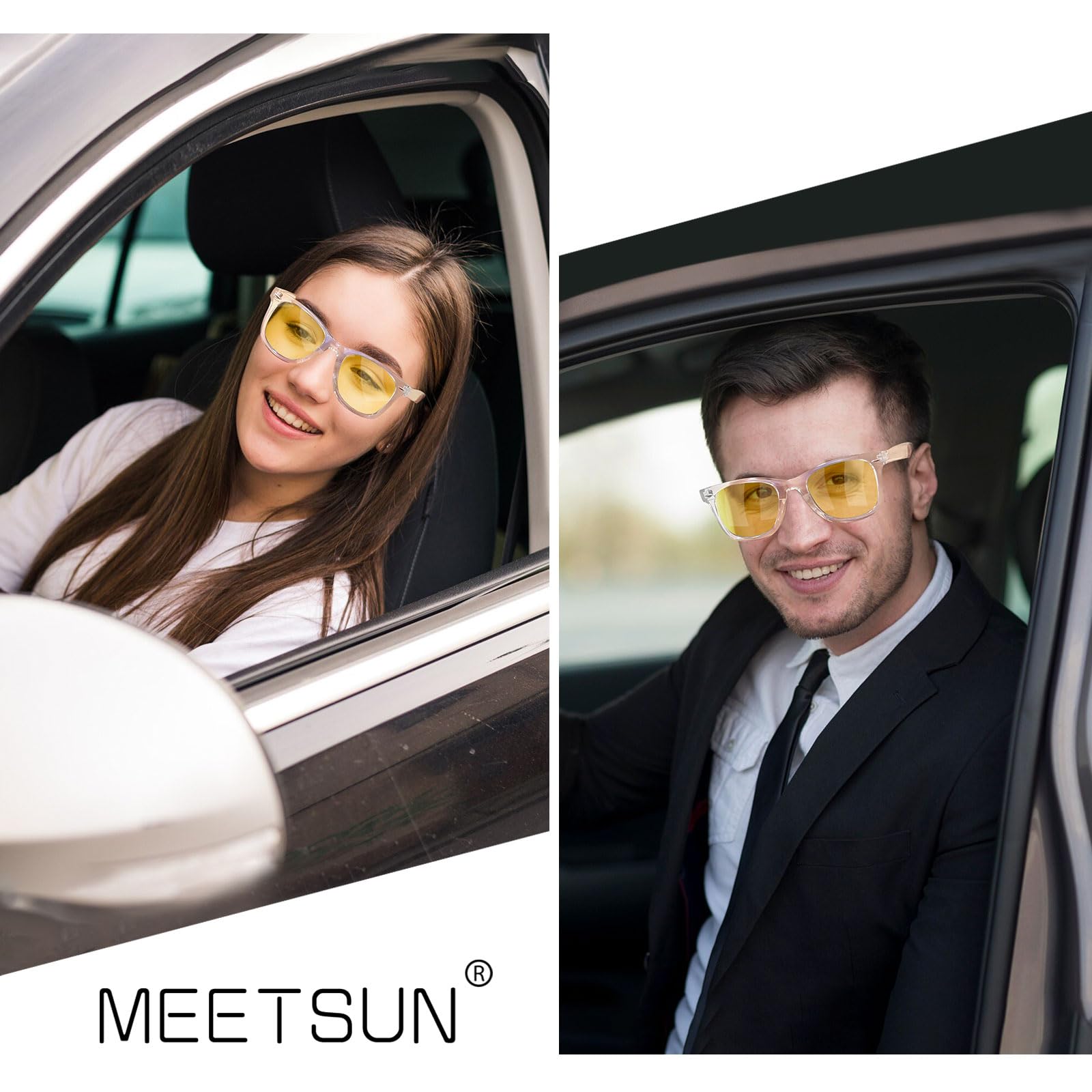 Foto 2 | Gafas De Sol Meetsun Classic Retro Square Polarizadas Uv400 - Venta Internacional.