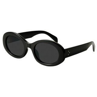 Foto 1 | Gafas De Sol Mosanana Oval Retro Trendy Para Mujer Negras Ms52371 - Venta Internacional.