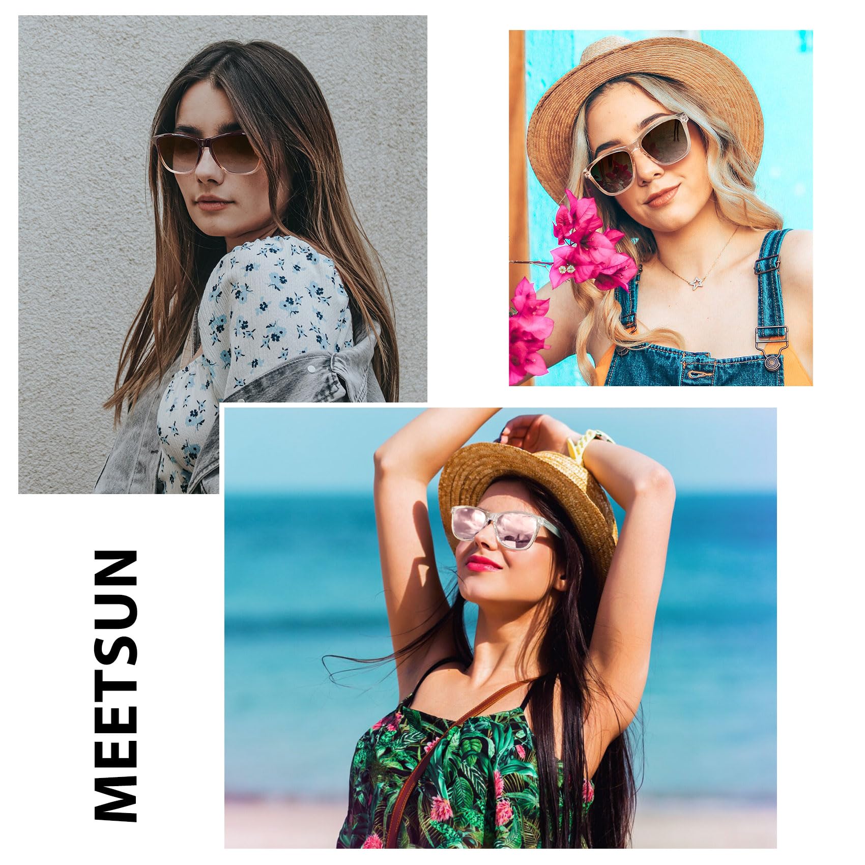 Foto 2 | Gafas De Sol Meetsun Polarizadas Con Protección Uv400  Paquete De 3 - Venta Internacional.