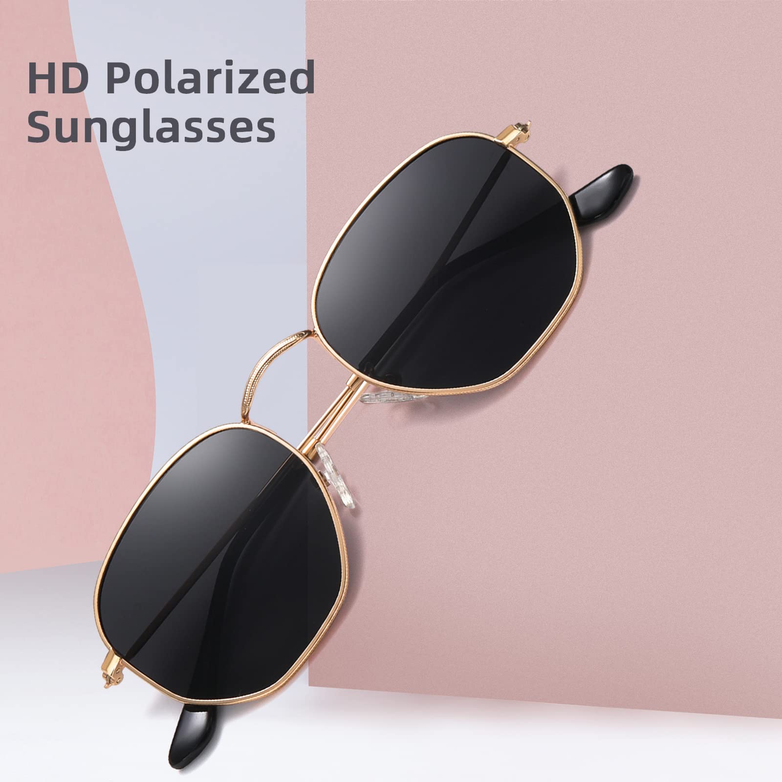 Foto 4 pulgar | Gafas De Sol Meetsun Polarizadas Hexagonales Para Mujer Y Hombre  Paquete De 3 - Venta Internacional.
