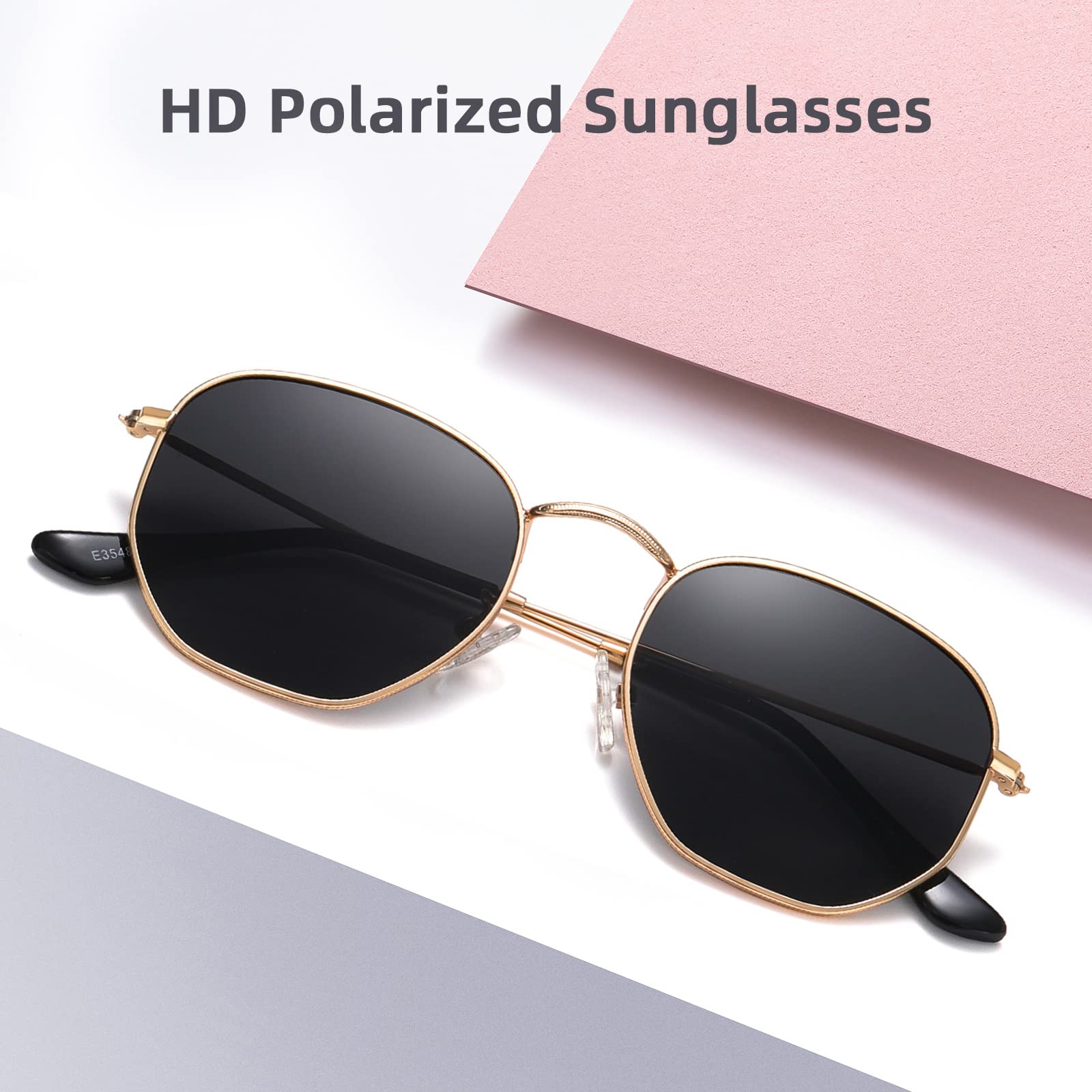 Foto 7 | Gafas De Sol Meetsun Polarizadas Hexagonales Para Mujer Y Hombre  Paquete De 3 - Venta Internacional.