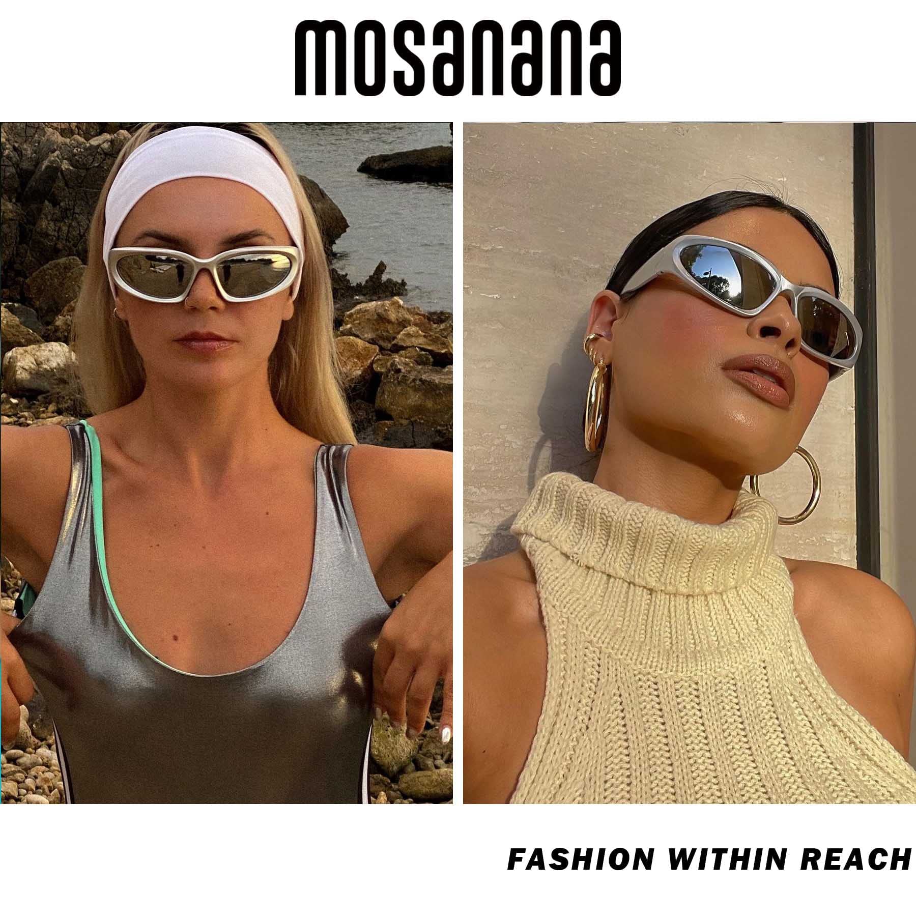 Foto 2 | Gafas De Sol Mosanana Y2k Wrap Around Polarized Ms52345 - Venta Internacional.