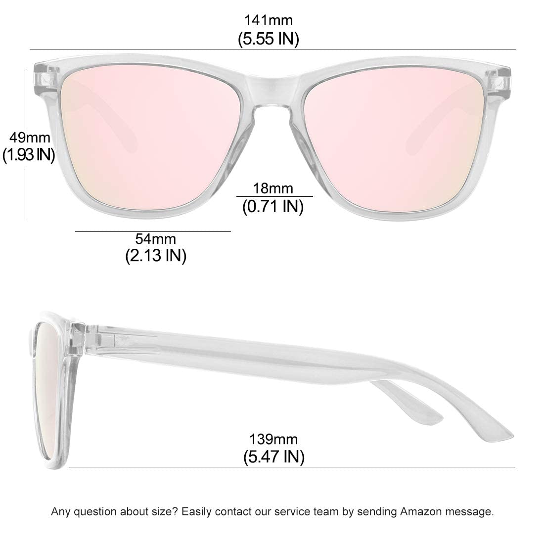 Foto 7 pulgar | Gafas De Sol Meetsun Polarizadas Con Protección Uv400  Paquete De 3 - Venta Internacional.