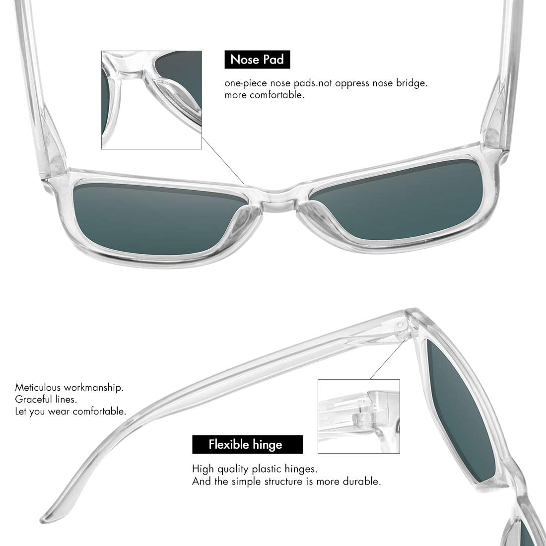 Foto 7 | Gafas De Sol Meetsun Polarizadas Con Protección Uv400  Paquete De 3 - Venta Internacional.