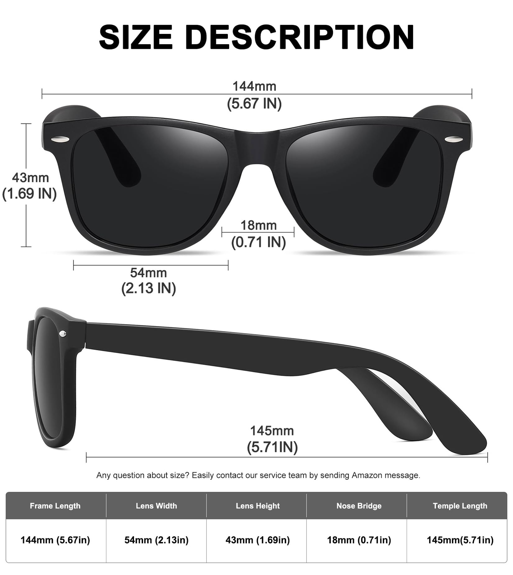 Foto 7 pulgar | Gafas De Sol Meetsun Con Protección Uv400 Polarizadas (paquete De 3) - Venta Internacional.