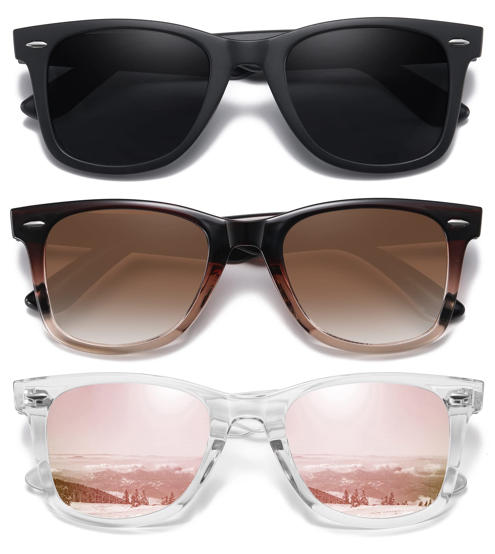 Foto 1 | Gafas De Sol Meetsun Retro Polarizadas 100% Con Protección Uv400 - Venta Internacional.