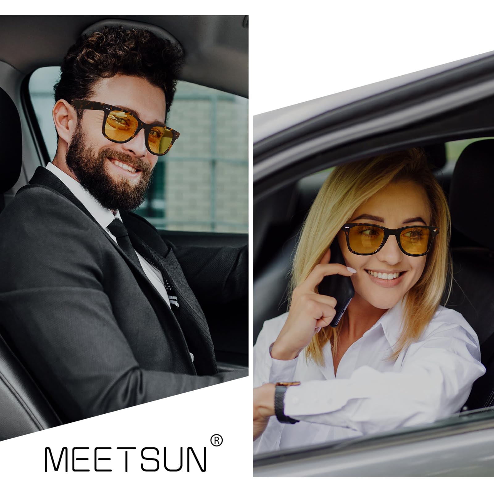 Foto 3 pulgar | Gafas De Sol Meetsun Classic Retro Square Polarizadas Uv400 - Venta Internacional.