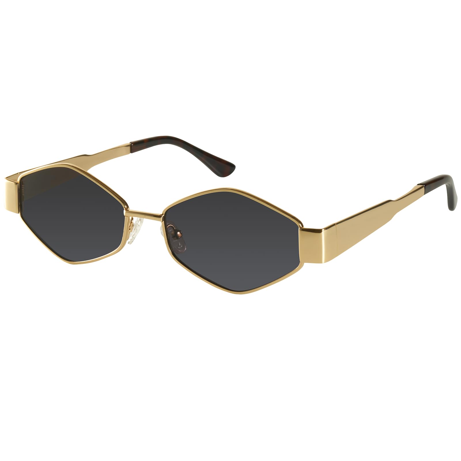 Foto 1 | Gafas De Sol Mosanana Retro Hexagonales Con Montura Metálica Para Mujer - Venta Internacional.