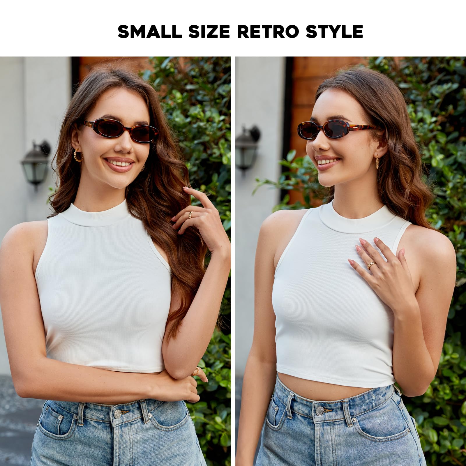 Foto 4 | Gafas De Sol Mosanana Retro Oval Ms52360 Para Mujer Tortoise - Venta Internacional.